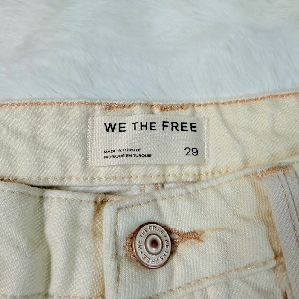 We The Free Cream Wide-Leg Jeans with Multicolor Dragonfly & Starfish Print - Picture 5 of 10